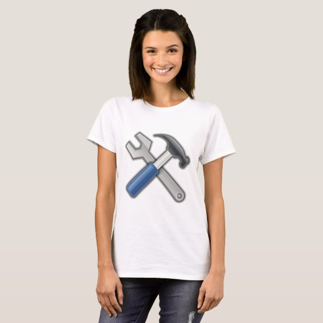 Camiseta Hammer e Wrench (Frente Completa)