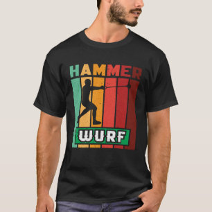 Camiseta Hammer lança martelo de atletismo atirador