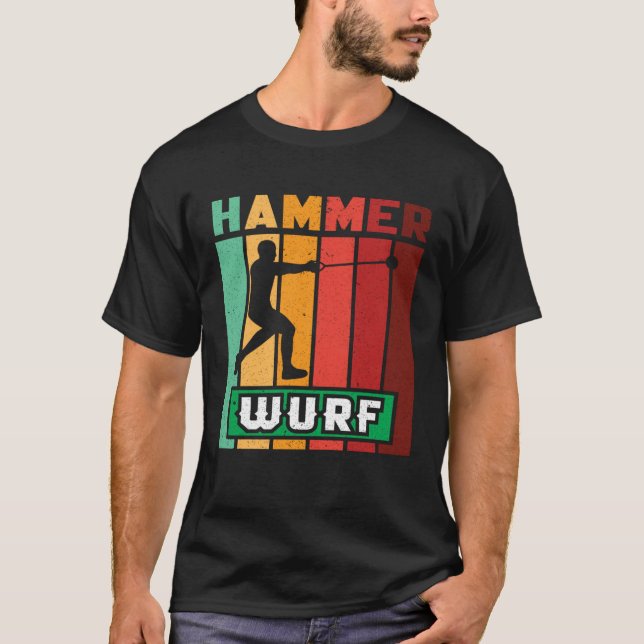 Camiseta Hammer throw athletics hammer thrower sport (Frente)