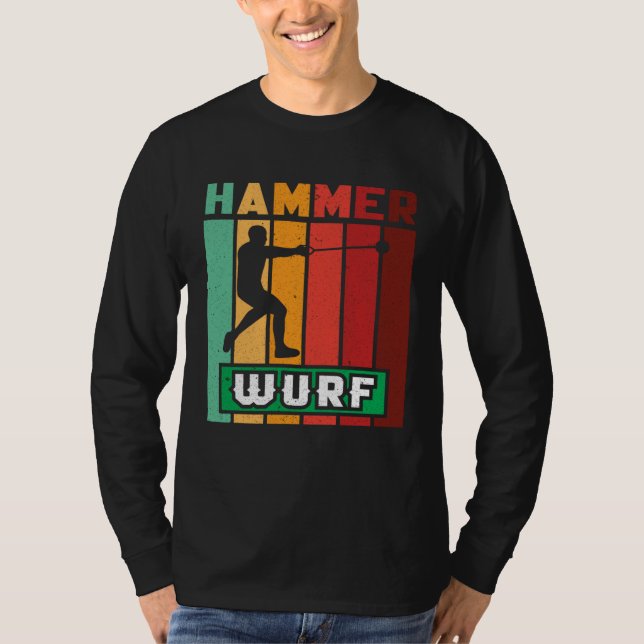 Camiseta Hammer throw athletics hammer thrower sport (Frente)
