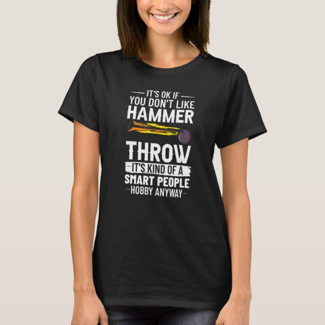 Camiseta Hammer Throwing Track And Field Ball Thrower Train (Frente)