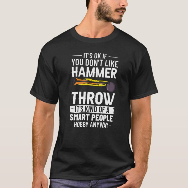 Camiseta Hammer Throwing Track And Field Ball Thrower Train (Frente)