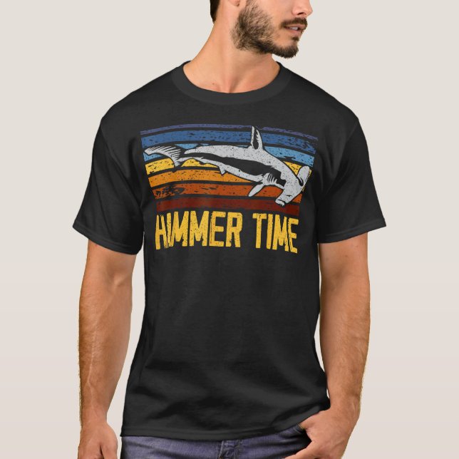 Camiseta Hammer Time Hammerhead Sharhead Marine Biology Ani (Frente)
