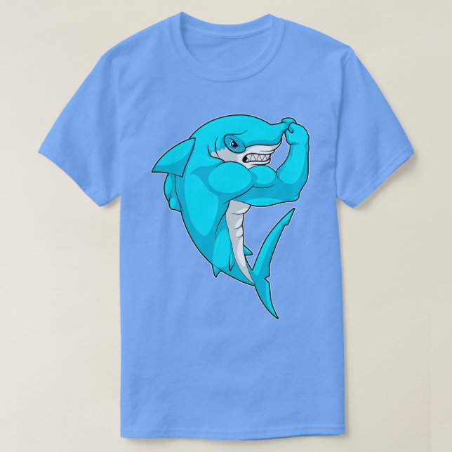 Camiseta Hammerhead como construtor de bases em Bodybuildin (Frente do Design)