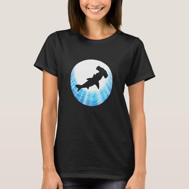 Camiseta Hammerhead Shark Blue Animal Person (Frente)