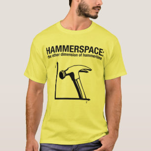 Camiseta hammerspace: a outra dimensão de hammertime.