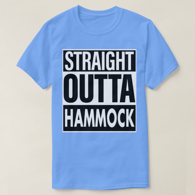 Camiseta Hammock Name Hetero Outta Hammock (Frente do Design)