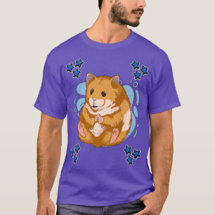Camiseta Hammy Blue Design Hamster Premium