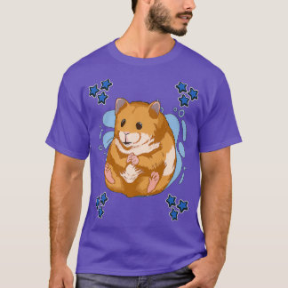 Camiseta Hammy Blue Design Hamster Premium