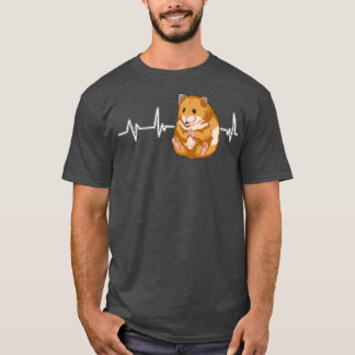 Camiseta Hammy Hamster Heartbeat EKG Heartbeat Hamsters