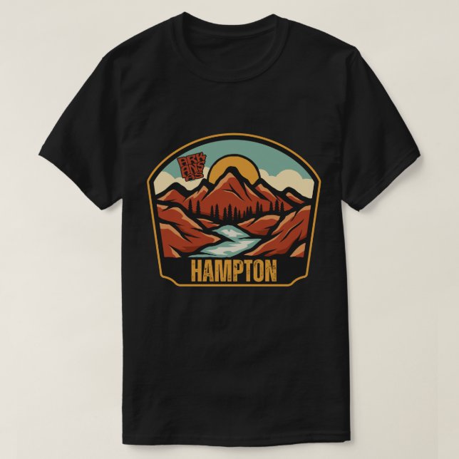 Camiseta Hampton, Arkansas T-Shirt (Frente do Design)