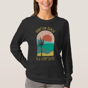 Camiseta Hampton Beach New Hampshire Boho Vintage Vacation