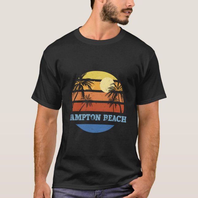 Camiseta Hampton Beach New Hampshire Nh Beach Us Cities (Frente)