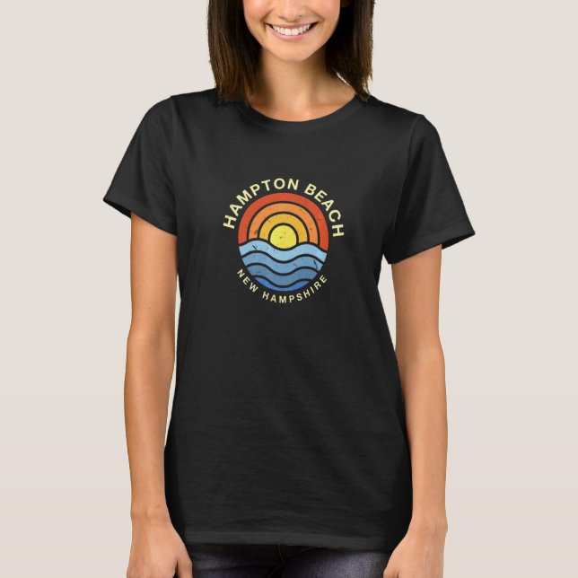 Camiseta Hampton Beach New Hampshire Nh Summer Cities Tr (Frente)