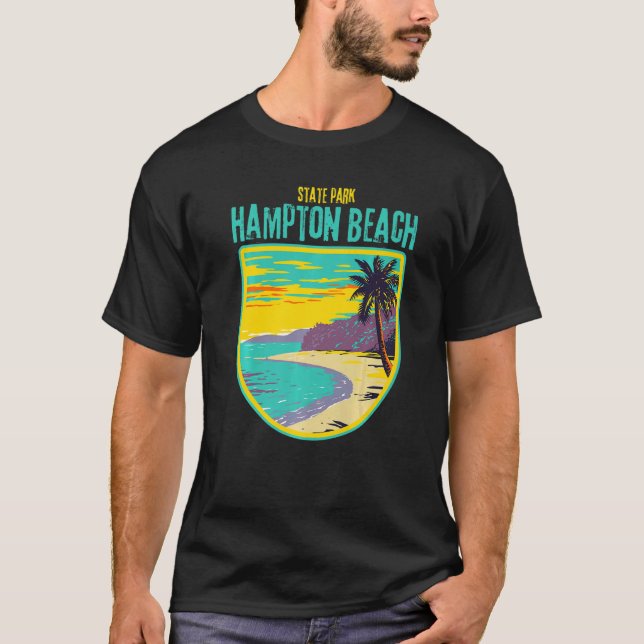 Camiseta Hampton Beach State Park New Hampshire (Frente)