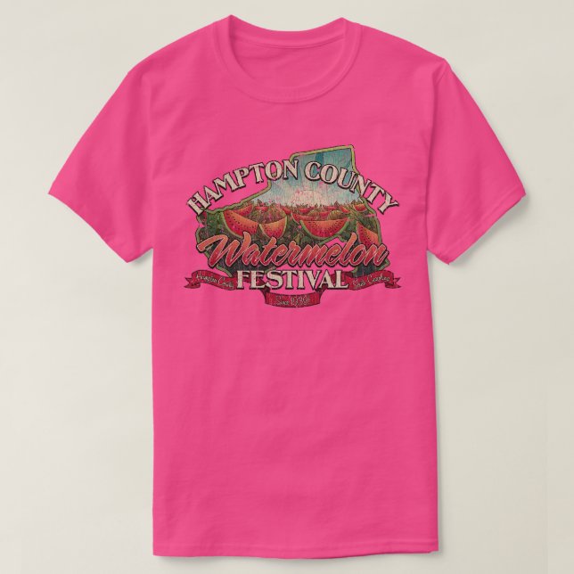Camiseta Hampton County Watermelon Festival 1939 (Frente do Design)