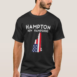 Camiseta Hampton New Hampshire EUA Estado América Viagem