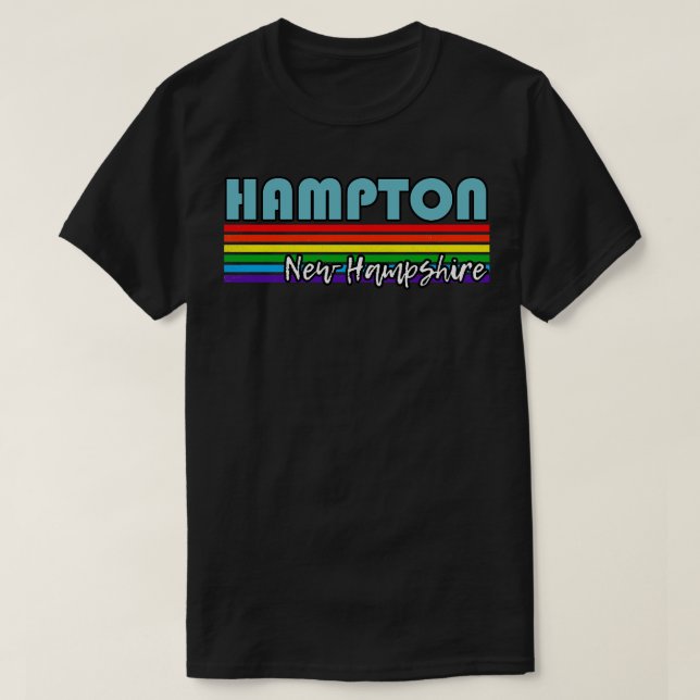 Camiseta Hampton New Hampshire Pride Hampton Hampton LGBT G (Frente do Design)