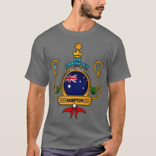 Camiseta Hampton Suburb Australian Flag Souvenir