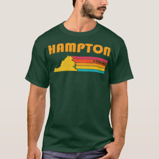 Camiseta Hampton Virginia Vintage angustiou Souvenir