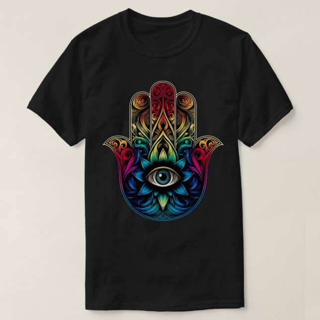 Camiseta Hamsa Hand (Frente do Design)