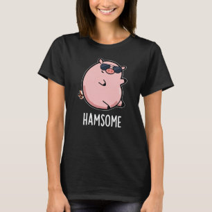 Camiseta Hamsome Funny Pig Dark BG