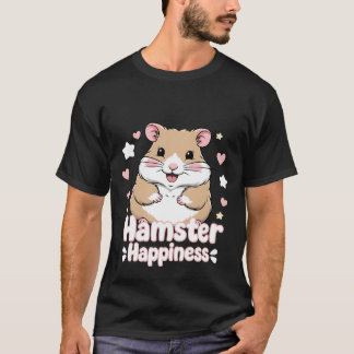 Camiseta Hamster Adorável - Design de Hamster Bonito e Repl
