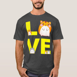 Camiseta Hamster Amor Bestial Hamsters Camiseiros