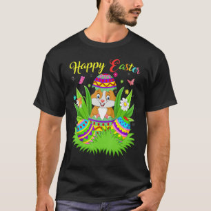 Camiseta Hamster Animal Floral Easter Egg Funny Hamster Ea