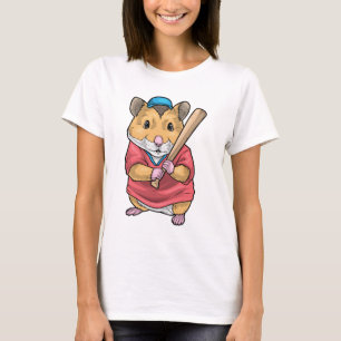 Camiseta Hamster Baseball Bbat Esportes
