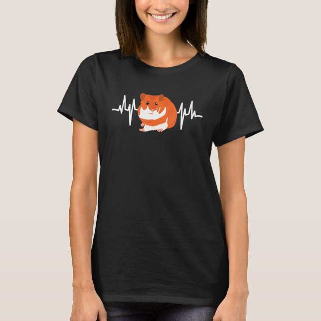 Camiseta Hamster Batimento Cardíaco Hamster (Frente)