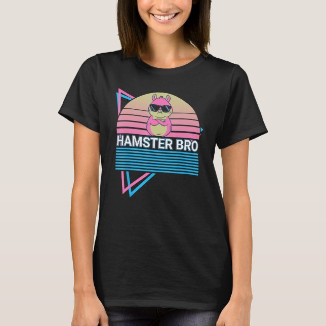 Camiseta Hamster Bro Hamster Bro Retro (Frente)