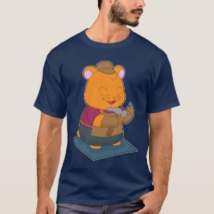 Camiseta Hamster Carpinteiro Martelo Arte
