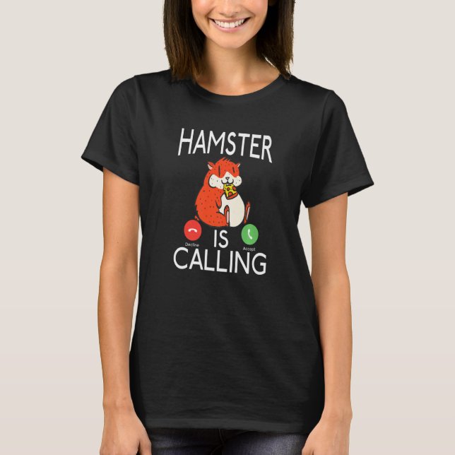 Camiseta Hamster Chama Hamster Cute (Frente)