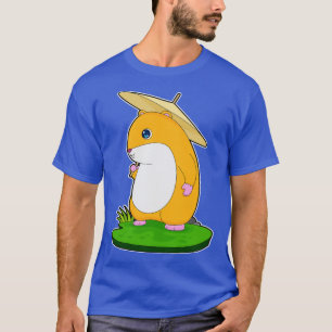 Camiseta Hamster Chovendo Guarda-Chuva