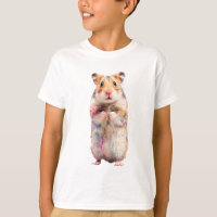 Hamster Colorido Artístico para Crianças