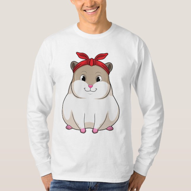Camiseta Hamster com Bandana (Frente)