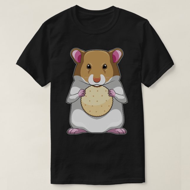 Camiseta Hamster com Biscuit (Frente do Design)