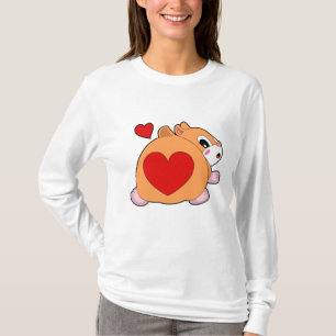 Camiseta Hamster com Coração