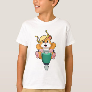 Camiseta Hamster com Jackhammer