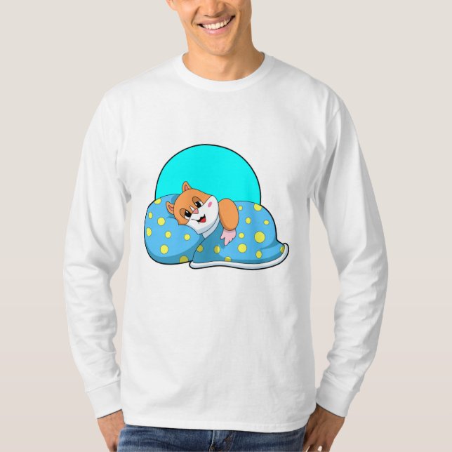 Camiseta Hamster com latência com cobertor.PNG (Frente)