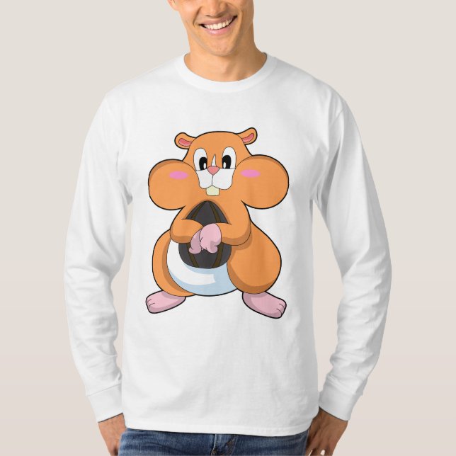 Camiseta Hamster com Noz (Frente)