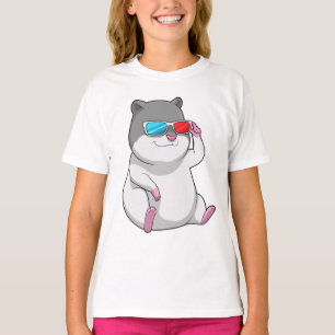 Camiseta Hamster com Óculos