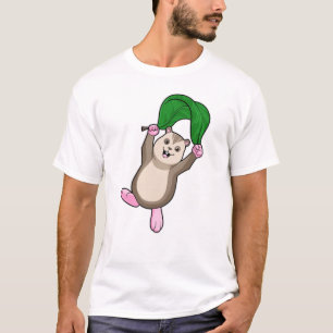 Camiseta Hamster com Paraquedas