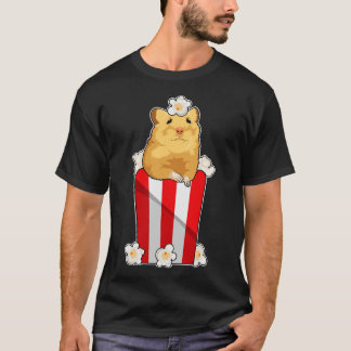Camiseta Hamster com pipoca