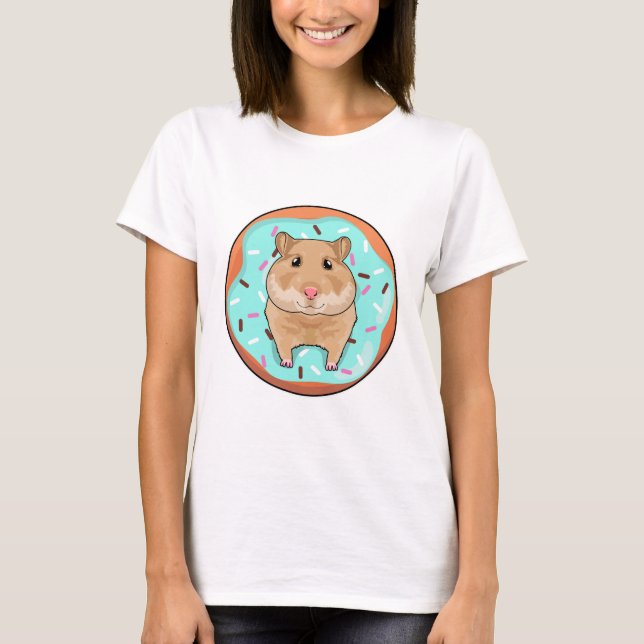 Camiseta Hamster com Rosquinha (Frente)