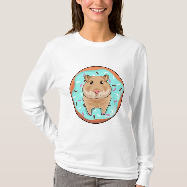 Camiseta Hamster com Rosquinha (Frente)