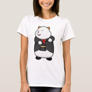 Camiseta Hamster como mágico com varinha mágica e chapéu