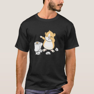 Camiseta Hamster Dabbing Dwarf Hamster de papel higiênico d