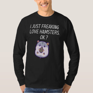 Camiseta Hamster De Amor De Hamster Corajoso Apenas Amarrou